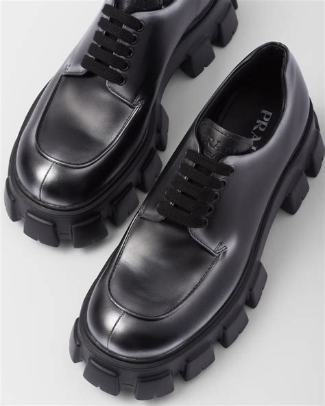 prada 2e2735 lace up|Prada leather lace up shoes.